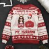 Congrats On Being My Husband Christmas - Personalized Couple Ugly Sweater | Holiday Jumper – Narides