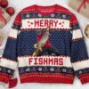 Merry Fishmas Funny Ugly Christmas Sweater | Holiday Jumper – Narides