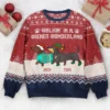 Dachshund Through The Snow - Personalized Ugly Sweater | Holiday Jumper – Narides