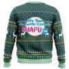 A Problem Is Not A Problem My Teen Romantic Comedy SNAFU Ugly Christmas Sweater - Holiday Jumper Sweatshirt - Narides