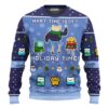 Adventure Time Christmas Time Party Ideas Christmas Jumper Awesome Ugly Sweater - Narides