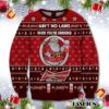 Aint No Laws When You Drink Budweiser With Claus Christmas Ugly Sweater - Narides