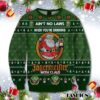 Aint No Laws When You Drink Jgermeister With Claus Christmas Awesome Ugly Sweater - Narides