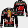 Akatsuki Deidara Christmas Naruto Anime Xmas 1k437 Naruto Anime Xmas Christmas Fan Ugly Sweater - Narides