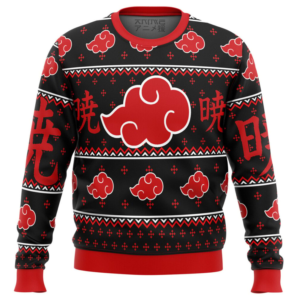 Akatsuki Ugly Christmas Sweater - Holiday Jumper Sweatshirt - Narides