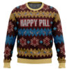 Akira Happy Pill Ugly Christmas Sweater - Holiday Jumper Sweatshirt - Narides