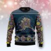 Alaska Blue Mandala Christmas Ugly Sweater - Narides