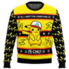 All I Want For Christmas Is CHU! Ugly Christmas Sweater - Holiday Jumper Sweatshirt - Narides