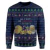 All I Want For Christmas Is Food Christmas Ugly Sweater - Narides