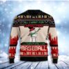 All I Want For Christmas Is More Time For Baseball Christmas Ugly Sweater - Narides