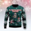 All I Want For Christmas Is Raccoons Tg5106 Party Ideas Christmas Jumper Awesome Ugly Sweater - Narides