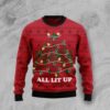 All Lit Up Noel Tree Christmas Awesome Ugly Sweater - Narides