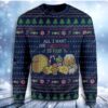 All Want For Christmas Is Food For Christmas Ugly Sweater - Narides