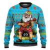 Aloha Santa Claus Play Guitar Xmas Ugly Sweater - Narides