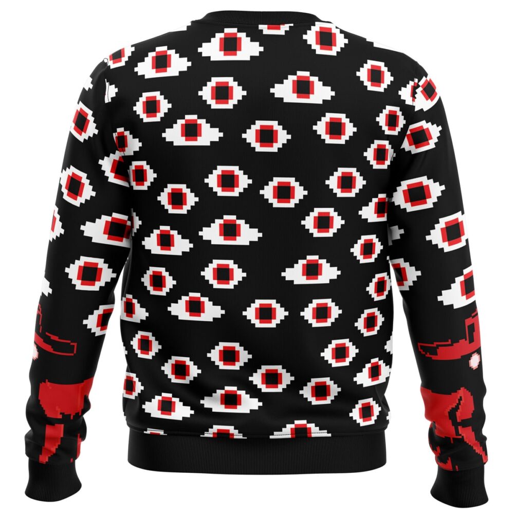 Alucard Eyes Hellsing Ugly Christmas Sweater - Holiday Jumper Sweatshirt - Narides