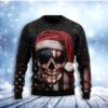 Amazing Skull Christmas Christmas Awesome Ugly Sweater - Narides