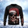 Amazing Skull Christmas Ugly Sweater - Narides