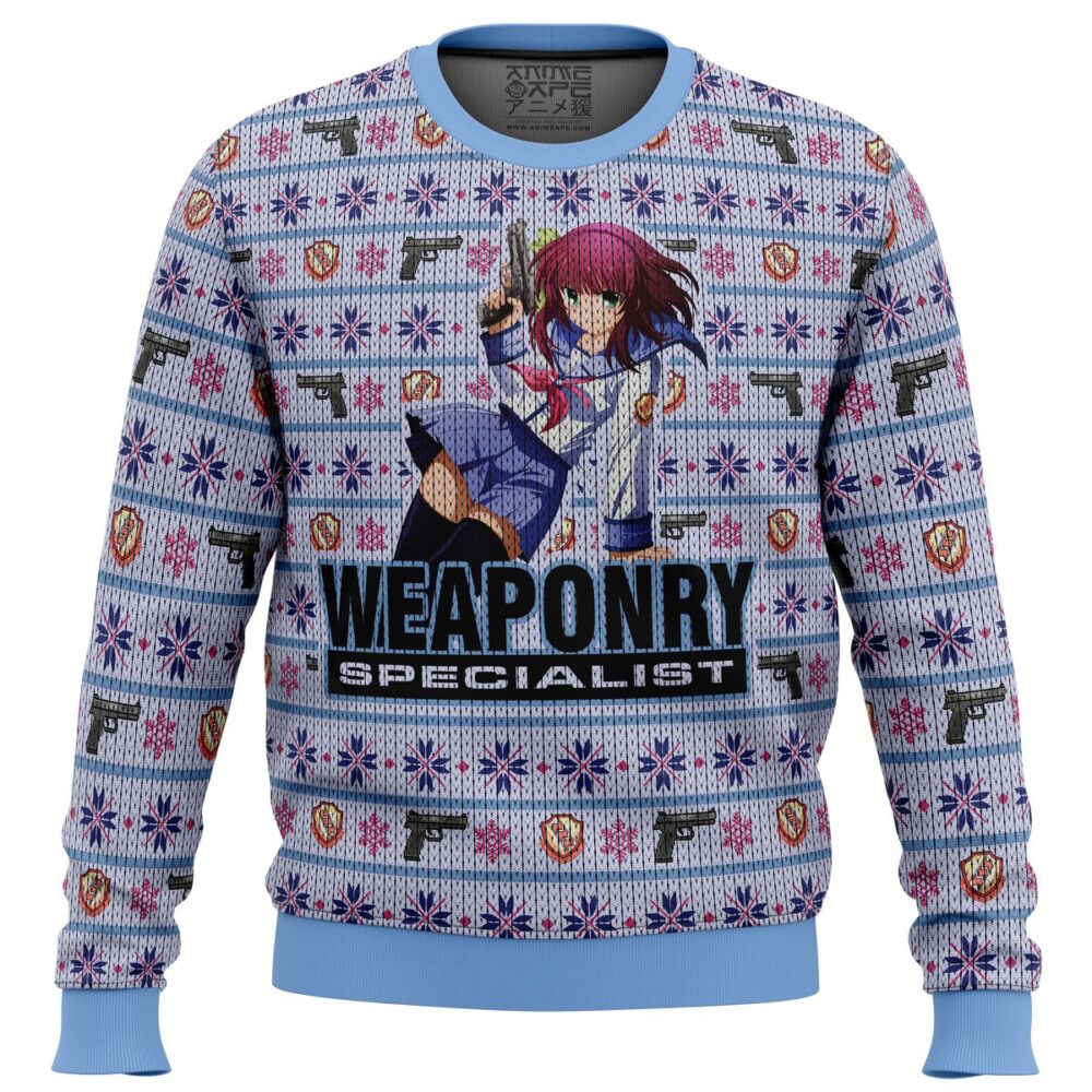 Angel Beats Nakamura Yuri Ugly Christmas Sweater - Holiday Jumper Sweatshirt - Narides