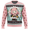 Anya Forger Waku Waku Spy x Family Ugly Christmas Sweater - Holiday Jumper Sweatshirt - Narides