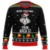 Area 51 Aliens Ugly Christmas Sweater - Holiday Jumper Sweatshirt - Narides