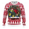 Arizona Cardinals Minion Christmas Ugly Sweater - Narides