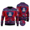 Arizona Wildcats Est 1885 Nfl Christmas Ugly Sweater - Narides