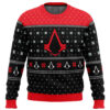 Assassins Creed Assassin Insignia Symbol Ugly Christmas Sweater - Holiday Jumper Sweatshirt - Narides