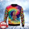 Autim Christmas Tree Christmas Christmas Limited Ugly Sweater - Narides