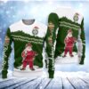 Awesome Santa Firefighter Christmas Ugly Sweater - Narides