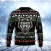 Awesome Wolf Christmas Is Coming Christmas Awesome Ugly Sweater - Narides