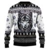 Awesome Wolf G5105 Party Ideas Christmas Jumper Limited Ugly Sweater - Narides