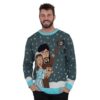 Baby Jesus Family Selfie Christmas Awesome Ugly Sweater - Narides