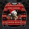 Baby Sloth Santa Christmas Limited Ugly Sweater - Narides