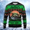 Baby Yoda All Want For Christmas Christmas Awesome Ugly Sweater - Narides