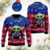 Baby Yoda Buffalo Bills Christmas Ugly Sweater - Narides