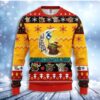 Baby Yoda Moon And Back Cute Christmas Ugly Sweater - Narides