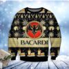 Bacardi Rum Christmas Limited Ugly Sweater - Narides