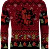 Warhammer 40k Armed and Dangerous Red Gobbo Ugly Christmas Sweater | Holiday Jumper – Narides