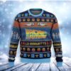 Back To The Future Car Christmas Awesome Ugly Sweater - Narides