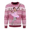 Ballerina Christmas Awesome Ugly Sweater - Narides