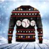 Baseball Balls Christmas Awesome Ugly Sweater - Narides