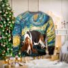 Basset Hound Tthj Nvm Sweatshirt Awesome Ugly Sweater - Narides