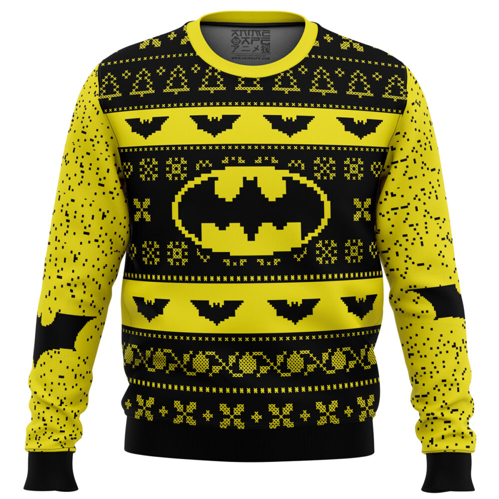 Batman Ugly Christmas Sweater - Holiday Jumper Sweatshirt - Narides