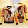 Be Strong And Courage Lion Jesus Christ Christmas Awesome Ugly Sweater - Narides