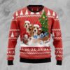 Beagle Dashing Christmas Limited Ugly Sweater - Narides