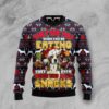 Beagle They Know When You Have Snacks Christmas Us1765 Limited Ugly Sweater - Narides