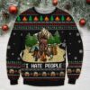 Bear Beer Camping Christmas Us3220 Awesome Ugly Sweater - Narides