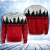 Bear Dark Silhouettes Camping Christmas Christmas Awesome Ugly Sweater - Narides