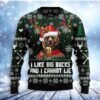 Bear Hunting And Beer Like Big Bucks And Cannot Lie Christmas Awesome Ugly Sweater - Narides