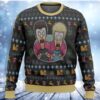 Beavis And Butthead Surprise Reaction Christmas Awesome Ugly Sweater - Narides